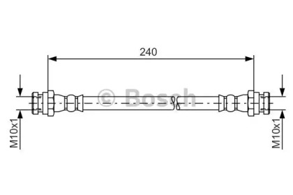 тормозные шланги BOSCH для KIA SHUMA (FB) 1.8 i 16V