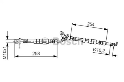 Тормоза BOSCH для MAZDA 6 Hatchback (GG) 2.0 DI