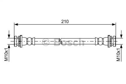 Тормоза BOSCH для NISSAN X-TRAIL (T31) 2.0