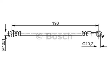 тормозные шланги BOSCH для NISSAN LEAF (ZE0) Electric