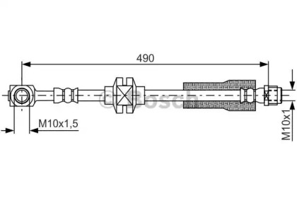 тормозные шланги BOSCH для CHEVROLET MALIBU (V300) 2.0 D