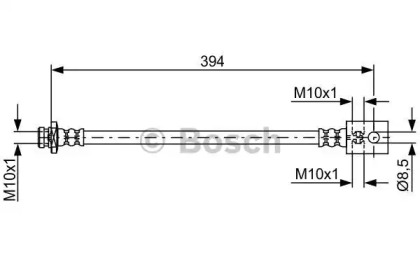 Тормоза BOSCH для NISSAN PATHFINDER II (R50) 3.3 V6 4WD