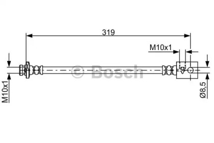 тормозные шланги BOSCH для NISSAN 350 Z купе (Z33) 3.5