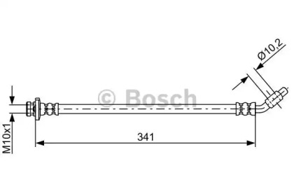тормозные шланги BOSCH для NISSAN NP300 NAVARA (D40) 2.5 dCi