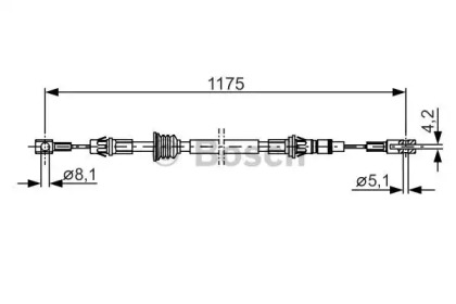 Рычаги / Тросы / Тяги BOSCH для NISSAN INTERSTAR Фургон (X70) dCi 120