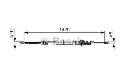 Рычаги / Тросы / Тяги BOSCH для NISSAN INTERSTAR Фургон (X70) dCi 120