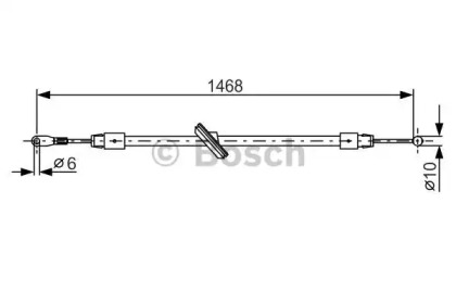 Тормоза BOSCH для VW CRAFTER 30-50 c бортовой платформой/ходовая часть (2F_) 2.0 TDI