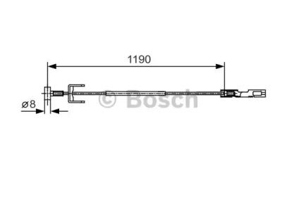 Рычаги / Тросы / Тяги BOSCH для NISSAN PRIMASTAR Фургон (X83) 2.0