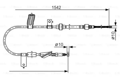 Рычаги / Тросы / Тяги BOSCH для HONDA CIVIC VI седан (EJ, EK) 1.5 i (EK3)