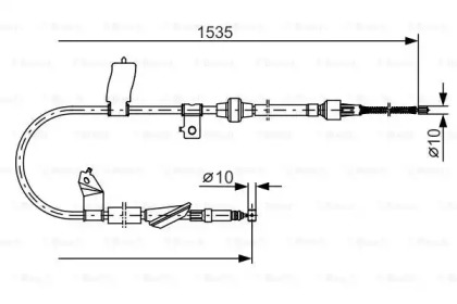 Рычаги / Тросы / Тяги BOSCH для HONDA CIVIC VI седан (EJ, EK) 1.5 i (EK3)
