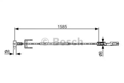Рычаги / Тросы / Тяги BOSCH для NISSAN PRIMASTAR Фургон (X83) 2.0