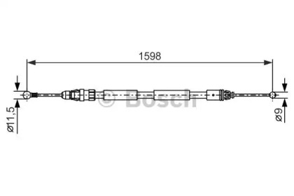 Рычаги / Тросы / Тяги BOSCH для NISSAN PRIMASTAR Фургон (X83) 2.0