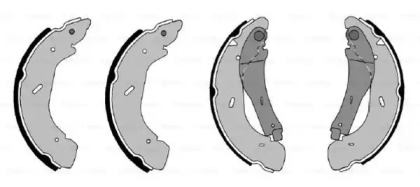 Тормозная колодка / накладка BOSCH для FORD TRANSIT c бортовой платформой/ходовая часть (FM_ _, FN_ _) 2.4 TDCi