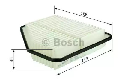 Воздушный фильтр BOSCH для HONDA CIVIC VIII Hatchback (FN, FK) 1.4 (FK1, FN4)