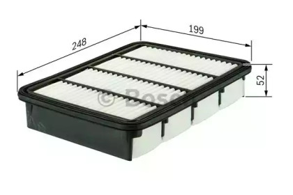 Воздушный фильтр/корпус воздушного фильтра BOSCH для MAZDA 3 седан (BM) 2.2 D