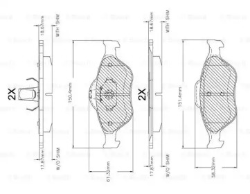 Дополнительные работы BOSCH для MAZDA 2 (DY) 1.4