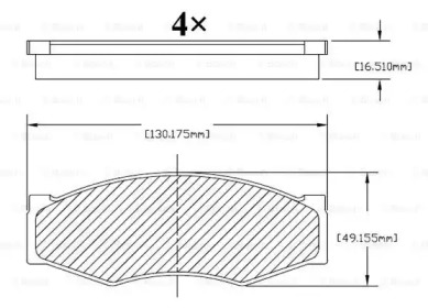Дополнительные работы BOSCH для NISSAN PICK UP (D21) 2.5 D 4WD
