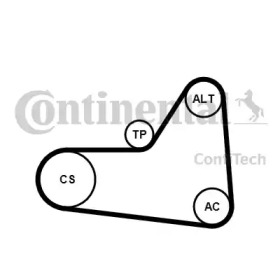 Запчасти для ТО CONTITECH для VW POLO (6R, 6C) 1.2 TDI