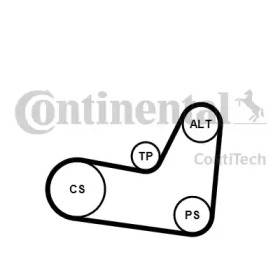 Поликлиновойремень / комплект CONTITECH для VW CADDY II Variant (9K9B) 1.4