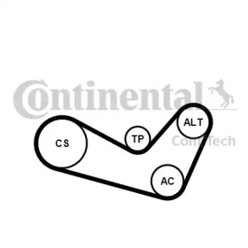 Интервал регулировки CONTITECH для VW POLO (6R, 6C) 1.4 BiFuel