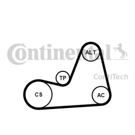 Запчасти для ТО CONTITECH для VW GOLF VI (5K1) 1.4