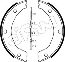 Барабанный тормозной механизм CIFAM для FORD ESCORT VII Turnier (GAL, ANL) 1.3