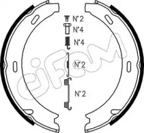 Барабанный тормозной механизм CIFAM для PORSCHE BOXSTER (986) 2.7