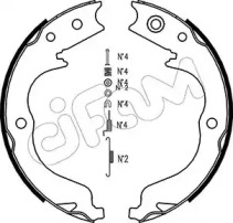 Тормоза CIFAM для PEUGEOT 4007 (GP_) 2.2 HDi
