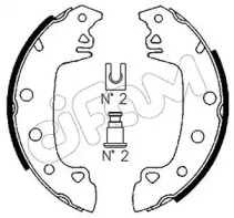 Барабанный тормозной механизм CIFAM для PEUGEOT 204 Break 1.3 D