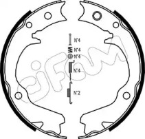 Тормоза CIFAM для SUBARU IMPREZA седан (GD) 2.0 i AWD