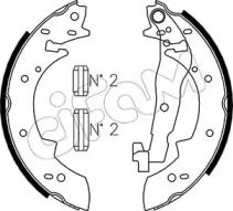 Барабанный тормозной механизм CIFAM для PEUGEOT 204 Break 1.3 D