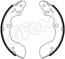 Тормозная колодка / накладка CIFAM для SUZUKI SX4 (EY, GY) 1.6 VVT 4x4 (RW 416)