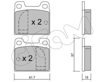 Дополнительные работы CIFAM для ALFA ROMEO ALFASUD (901_) 1.2 ti