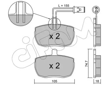 Запчасти для ТО CIFAM для ALFA ROMEO AR 8 c бортовой платформой/ходовая часть (280_) 2.4 TD