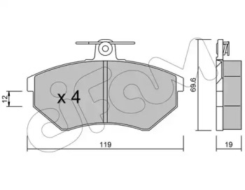 Запчасти для ТО CIFAM для VW CADDY II Variant (9K9B) 1.4