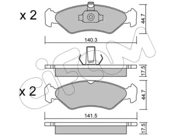 Запчасти для ТО CIFAM для MAZDA 121 III (JASM, JBSM) 1.8 D