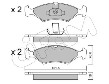 Запчасти для ТО CIFAM для MAZDA 121 III (JASM, JBSM) 1.8 D