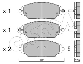 Дополнительные работы CIFAM для CHEVROLET AVEO седан (T300) 1.2