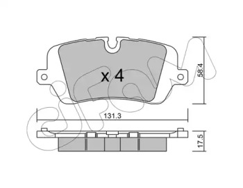 Дисковой тормозной механизм CIFAM для LAND ROVER DISCOVERY V (L462) 3.0 D 4x4