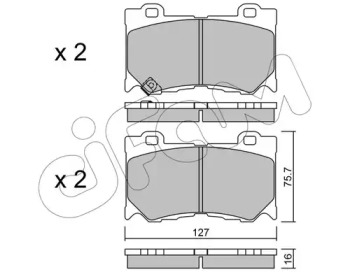 Дисковой тормозной механизм CIFAM для NISSAN 370 Z Roadster (Z34) 3.7