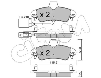 Запчасти для ТО CIFAM для FORD COUGAR (EC_) 2.5 V6 24V