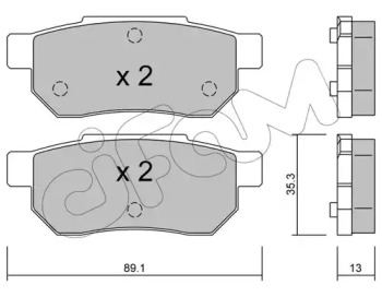 Запчасти для ТО CIFAM для HONDA ACCORD III Aerodeck (CA) 2.0 EX (CA5)