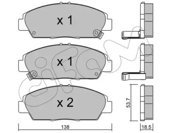 Запчасти для ТО CIFAM для HONDA PRELUDE IV (BB_) 2.0 i 16V (BB3)
