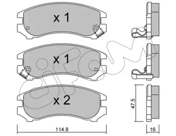 Дисковой тормозной механизм CIFAM для NISSAN SUNNY II Traveller (B12) 1.6 i 12V