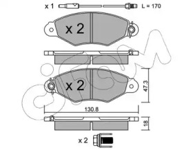 Запчасти для ТО CIFAM для NISSAN KUBISTAR (X76) 1.5 dCi