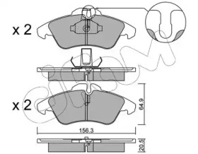 Дисковой тормозной механизм CIFAM для MERCEDES-BENZ SPRINTER 3-t Фургон (903) 308 CDI