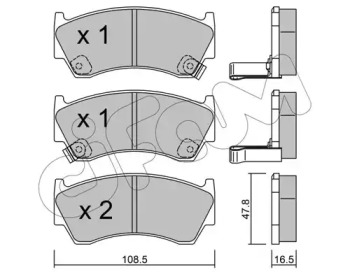 Дисковой тормозной механизм CIFAM для NISSAN ALMERA I (N15) 2.0 D
