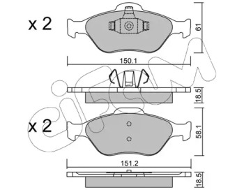 Дополнительные работы CIFAM для MAZDA 2 (DY) 1.4