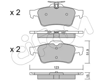 Запчасти для ТО CIFAM для FORD KUGA II (DM2) 1.6 EcoBoost 4x4