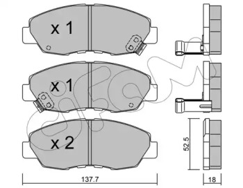 Запчасти для ТО CIFAM для HONDA ACCORD IV (CB) 2.0 i 16V (CB3)